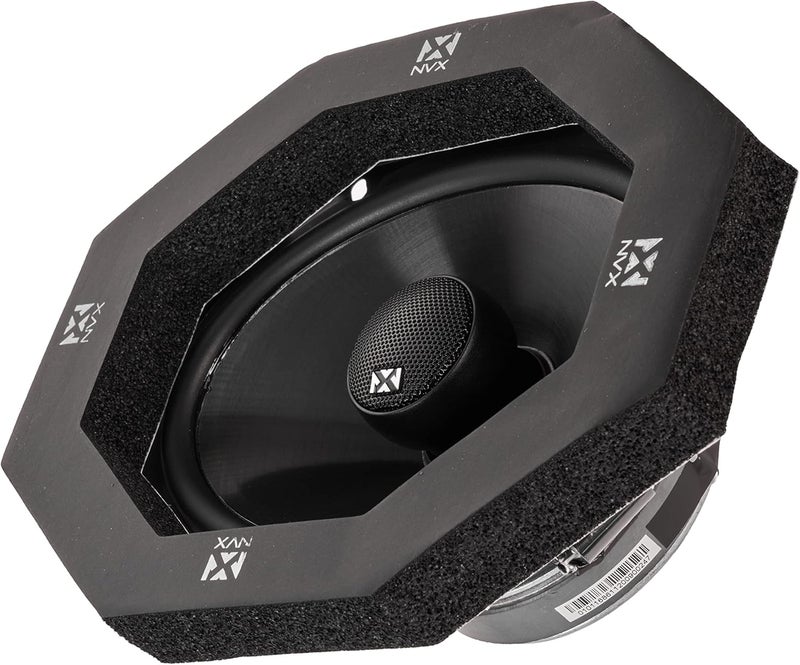 NVX FRING68 2 Piece Universal 6x8” Self Adhesive Foam Speaker Ring Kit with Foam Base Pad - Image 3